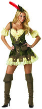 InCharacter Costumes, LLC Women&#39;s Racy Robin Hood Costume, Tan/Green, Large - £190.19 GBP