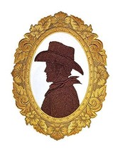 Custom and Unique Cowboy Gear[Cowboy Cameo ] Embroidered Iron on/Sew Patch [7.58 - £20.49 GBP