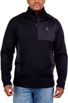 Spyder Men’s Gait Half Zip Jacket, BLACK, Small - £31.55 GBP