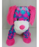 Huge Dan Dee Blue &amp; Pink Super Soft Dog 24&quot; Plush - $19.10 CAD