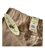 New Joe Marline Cargo Shorts Men&#39;s Size 4X Beige NWT Elastic Waist - $15.83