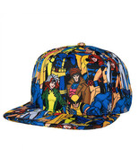 X-Men Mutants Collage Flat Brim Snapback Hat Multi-Color - £25.55 GBP