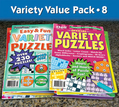 Penny Press/Dell Variety Puzzles Pack 8 - $18.95