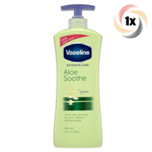 1x Bottle Vaseline Intensive Care Aloe Soothe Body Lotion W/Pump | 600ml - £13.16 GBP