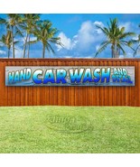 HAND CAR WASH &amp; DETAIL Advertising Vinyl Banner Flag Sign LARGE HUGE XXL... - £21.20 GBP+