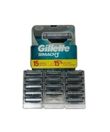 Gillette Mach 3 Mens Razor Blade Refills 14 Cartridges OPEN PACKAGE - $351.22 MXN