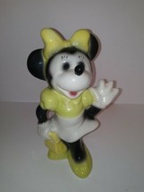 Minnie Mouse Vintage Ceramic Figure Statue Disney Hand Painted - £24.07 GBP