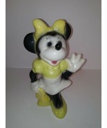 Minnie Mouse Vintage Ceramic Figure Statue Disney Hand Painted - £23.73 GBP
