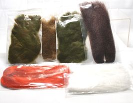 Fly-Tying Dubbing 6 Assorted Color Lot New &amp; Used 458 - $305.92 MXN