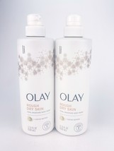 Olay Rough Dry Skin Total Body Moisture Body Wash 17.9 Fl Oz Each Lot Of 2 - £38.63 GBP