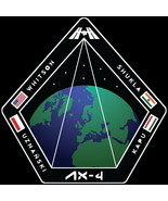 Human Space Flights Ax-4 Crew Dragon USA Badge Iron On Embroidered Patch - $25.99+