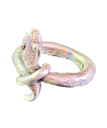 Vintage Walter Schluep Sterling Silver Serpent Snake Ring Modernist - $1,336.45