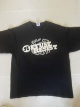 Refuse Resist Boston Hardcore Shirt Size L Black Gang Green Slapshot Dar... - $9.84