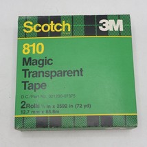 Cinta Mágica Scotch #810 Nueva 1/2 Pulgada x 72 Yardas 1 Rollo 3M - $24.76