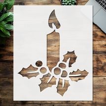 Stencil Candle, Plastic Reusable, Reusable Plastic, 6 inchL x 5 inchW, f... - $15.63