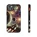 Space Art Tough Cases, Spaceship Traveling Protection for iPhone Galaxy Pixel Ma Item image 3