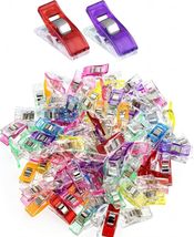 25pcs Multi-Purpose Fabric Sewing Clip，Mini Color Fabric Sewing 1.06&quot;L x... - $6.93
