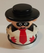 Vintage 90s Chunky Fisher Price Little People McDonald’s Hamburglar - £19.63 GBP