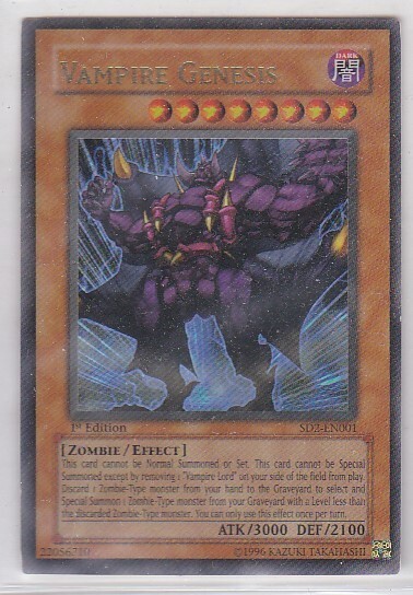 JP) Yugioh - Konami - Yu-Gi-Uh! - Vampire Genesis - SD2-EN001 - Trading ... - $1.97