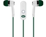 NFL New York Jets Hands Free Ear Buds with Microphone  New Free Shipping - £11.86 GBP