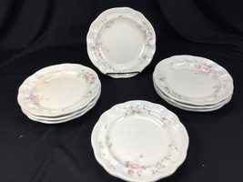 (8) Pfaltzgraff Tea Rose Pattern 7.25&quot; Salad Plates - £23.97 GBP