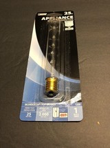 FEIT ELECTRIC 25-Watt T6.5 Clear Tubular Appliance Light Bulb w/ Int. Base. - $3.00