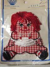 Vintage RAGGEDY ANN Patch Applique New in Packages by Crown Original Sew - $8.99