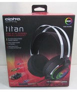 Alpha Gaming Titan LED Stereo Headset/7 Color Changing  Console &amp; PC - O... - £14.87 GBP