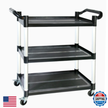 Sfesgrer Utility Carts Wheels3-Tier Rolling Cart Wheels Heavy Duty 510 L... - $164.07
