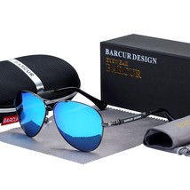 Design Titanium Alloy Sunglasses Polarized Men&#39;s Sun Glasses Women Pilot Gradien - £22.22 GBP