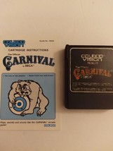 Colecovision Carnival Vintage Video Game Cartridge With Manual Like New NO BOX - £19.57 GBP