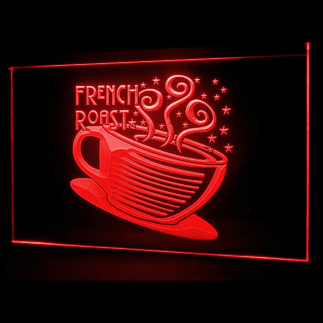 110211B French Roast Coffee Cup Cafe Mocha Chocolate Display LED Light Sign - $21.99