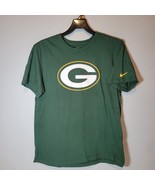 Nike Green Bay Packers Shirt Mens L Green Short Sleeve Casual  - £11.77 GBP