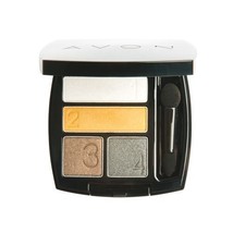 Avon True Color Eyeshadow Quad ~ &quot;METAL EYES &quot; ~ (Super Rare) NEW!!! - £18.46 GBP