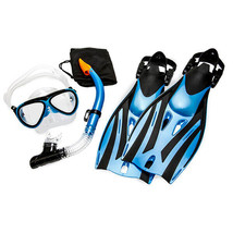 Aqua Leisure Ion Junior 5-Piece Dive Set - Ages 7+ Children&#39;s Size 9.5-13.5 - £40.44 GBP