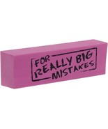 Big Eraser - For Your Big Mistakes - An Actionable Eraser! - £3.11 GBP