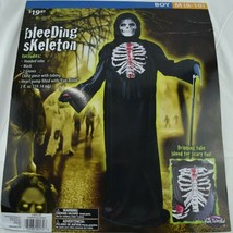 Fun World  Bleeding Skeleton 5 Piece Boys Halloween Costume M - 8/10 New - £14.89 GBP