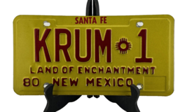 19XX Santa Fe New Mexico Yellow &amp; Red License Plate Land Of Enchantment - $24.74