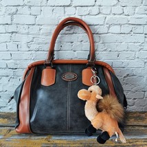 IMYOK Vintage Leather Women&#39;s Totes  Hand Bags Ladies Designer Handbag Large Cap - £61.44 GBP