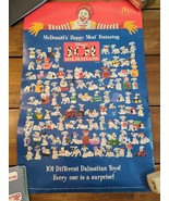 Vintage 1996 McDonalds 101 Dalmatians Happy Meal Toys 14&quot; X 22&quot; Promo Po... - $19.79