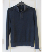 Rock &amp; Republic Sweater NAVY4-Button L/S Men&#39;s Sz XL NWT MSRP$72 SEXY! - $484.29 MXN