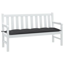 Garden Bench Cushion Melange Anthracite 100% Polyester - $120.49