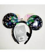 Disney Loungefly Nightmare Before Christmas Holographic Mickey Minnie Ears - £71.10 GBP