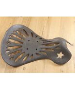 Cast Iron Saddle Bar Stool Seat Stand Rack Decoration Horse Ranch Farm D... - €47,75 EUR