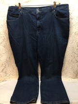 Lee Riders Classic Fit Women&#39;s Blue Jeans Size 24W M Pair #1 - $14.63