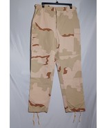 Army Military Pants Mens Large Long Desert Sand Camo Button Fly Cargo Ta... - €25,53 EUR