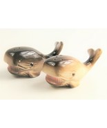 50s VINTAGE MADE IN JAPAN SALT &amp; PEPPER SHAKERS WHALES - £19.75 GBP