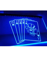 Royal Flush Casino Poker Game Illuminated Led Neon Sign Decor, Lights Dé... - £20.77 GBP+