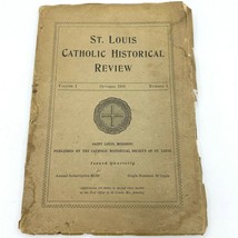 Antique St Louis Catholic Historical Review Original 1918 Copy Vol 1 No 1 BK18 - £27.69 GBP