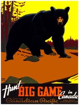 7949.Canada pacific.Hunt big game in canada.black bear.POSTER.art wall decor - $17.10+